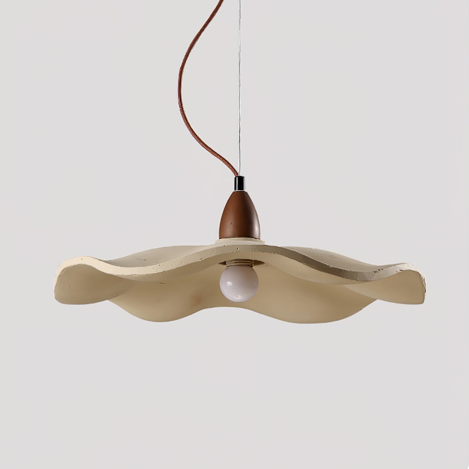 Japanese Wabi-Sabi Style Cement Wave Pendant Lamp M565