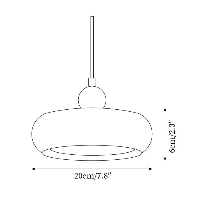 Cherry Shape Glass Pendant Lamp M104