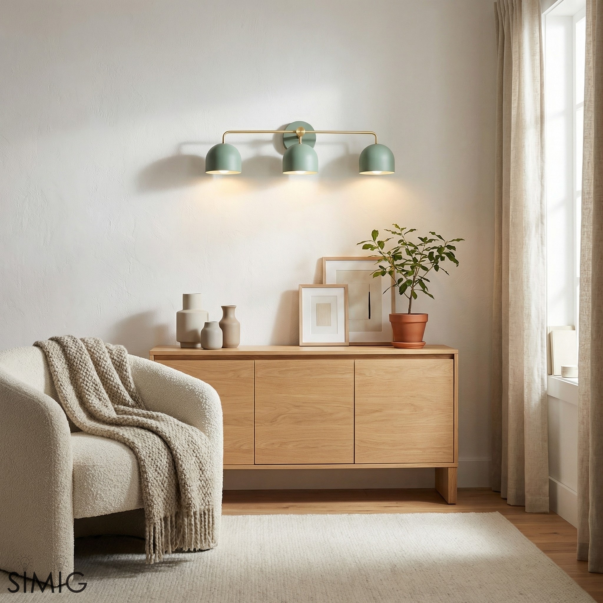 Metio Dome Farmhouse Wall Lamp - Metal Bathroom Mirror Sconce Light T450