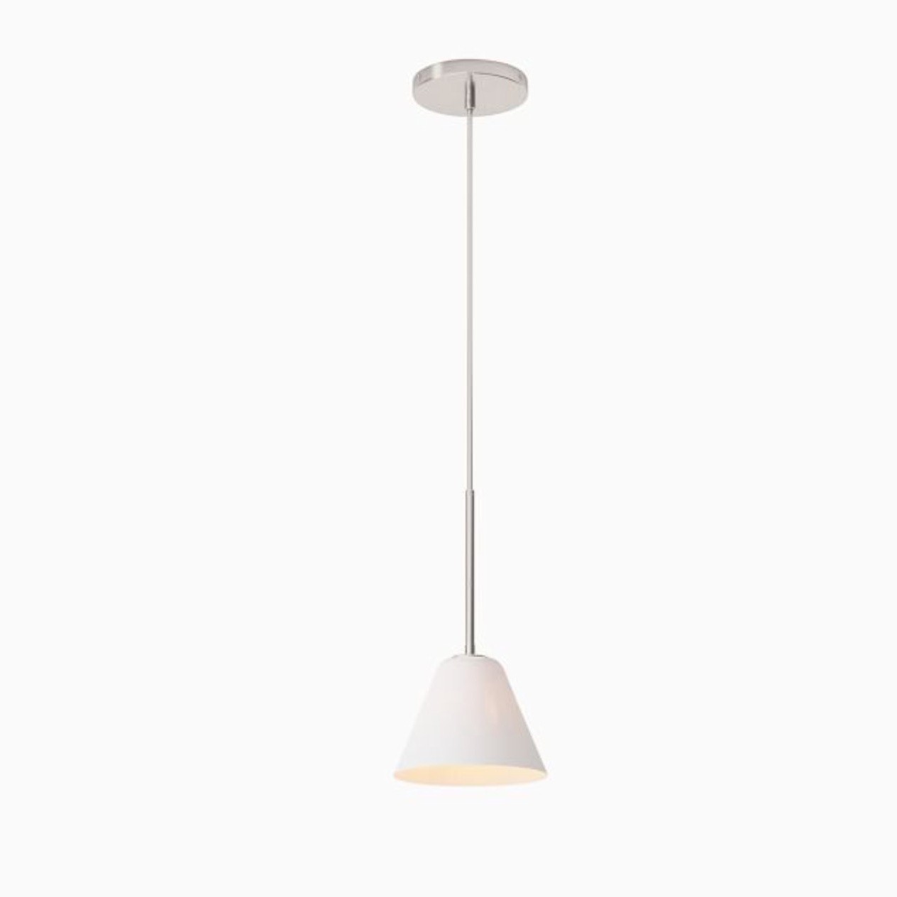 Conica Clean Line Glass Cone Pendant Fixture - Modern Bar Counter T104