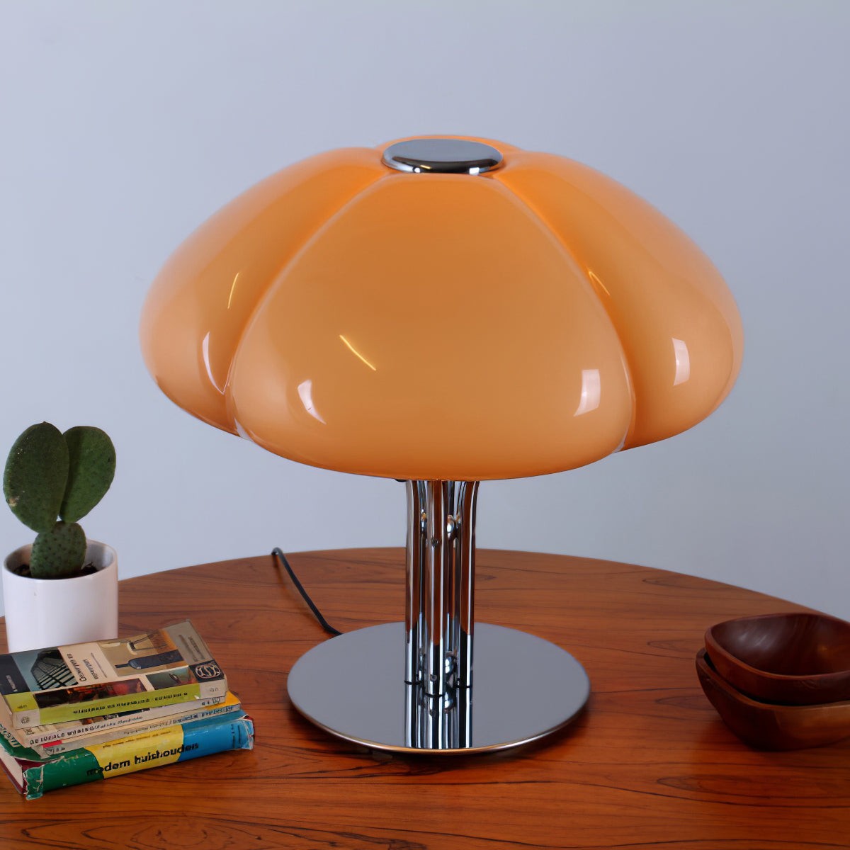 Creative Cluster Mushroom Shape Glass Table Lamp M17
