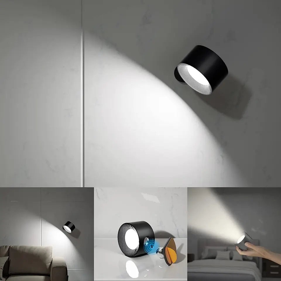 Wireless Rotatable LED Bedside Reading Wall Lamp S58