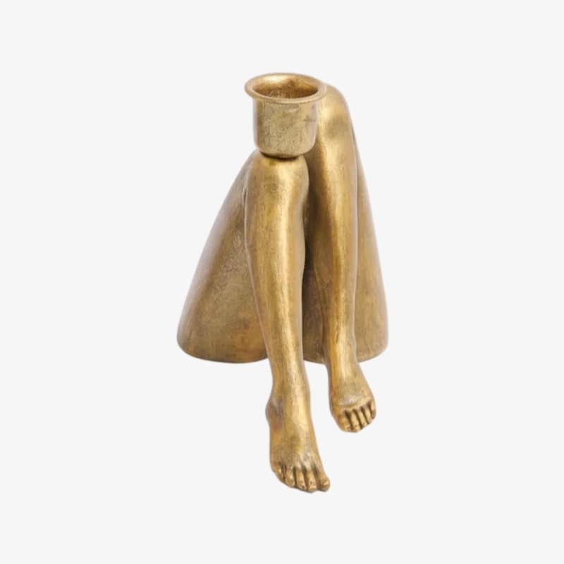 Kickra Abstract Leg-Base Candle Holder – Unique Home Accessory U22