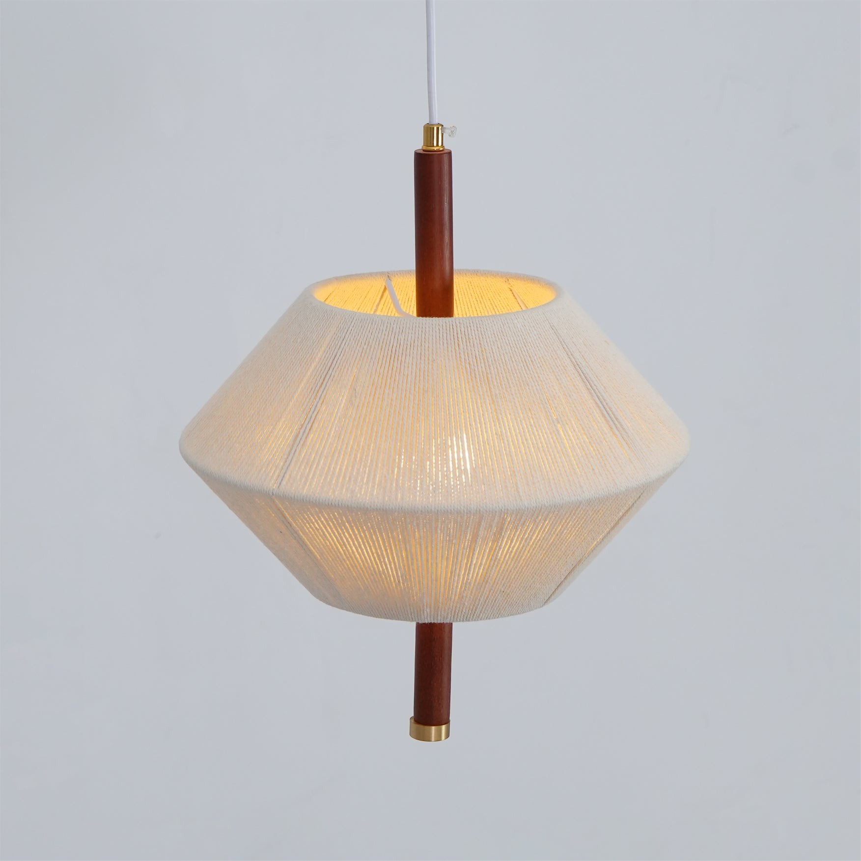 Japanese Wabi-Sabi Style Woven Fabric Pendant Lamp M10