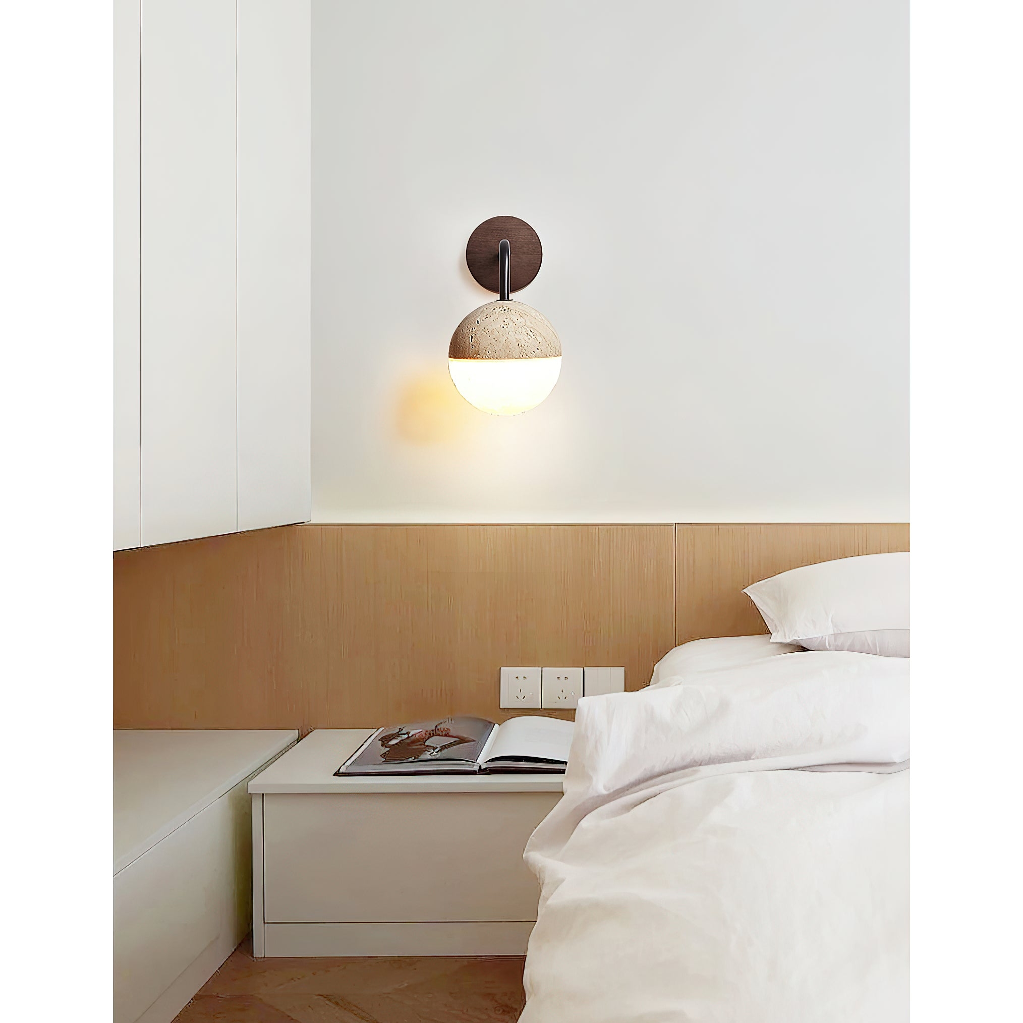 Tia Travertine Wall Lamp T1886