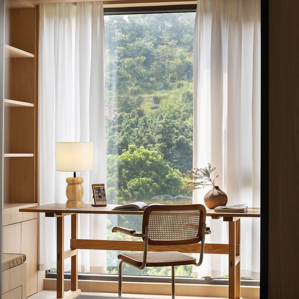 Pebble Wood Table Lamp T1671