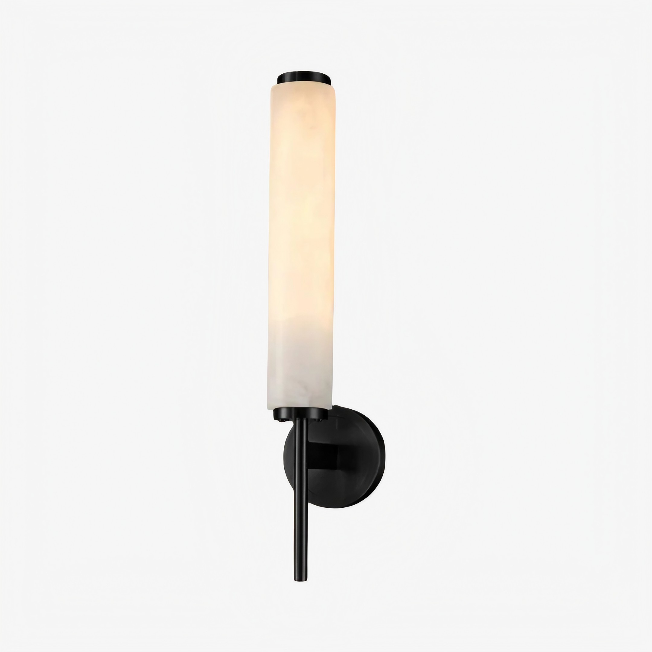 Solaryx Modern Alabaster Wall Sconce - Sculptural Living Room Mounted Light T1137