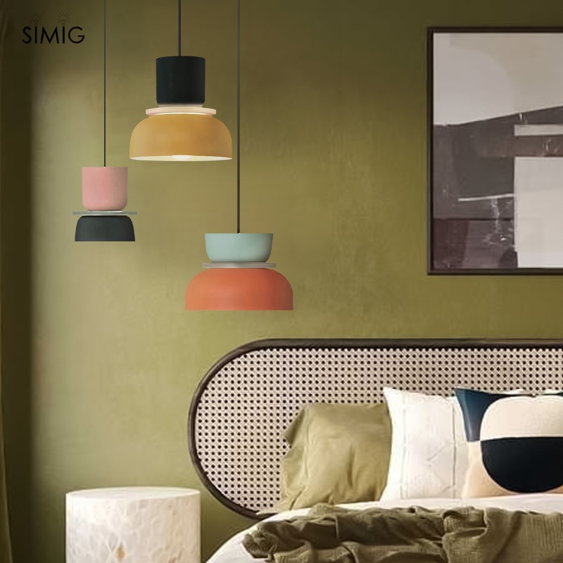 MACRI Color Block Nordic Pendant Light for Living Room