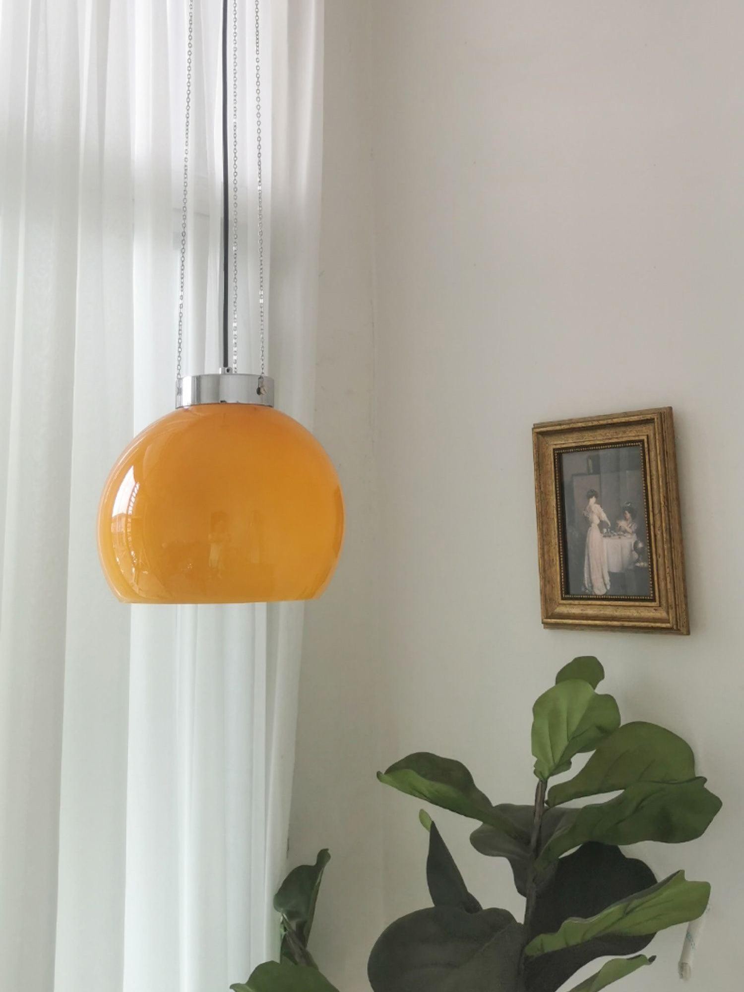 Vintage Bauhaus Creative Hemispherical Pendant Light M540