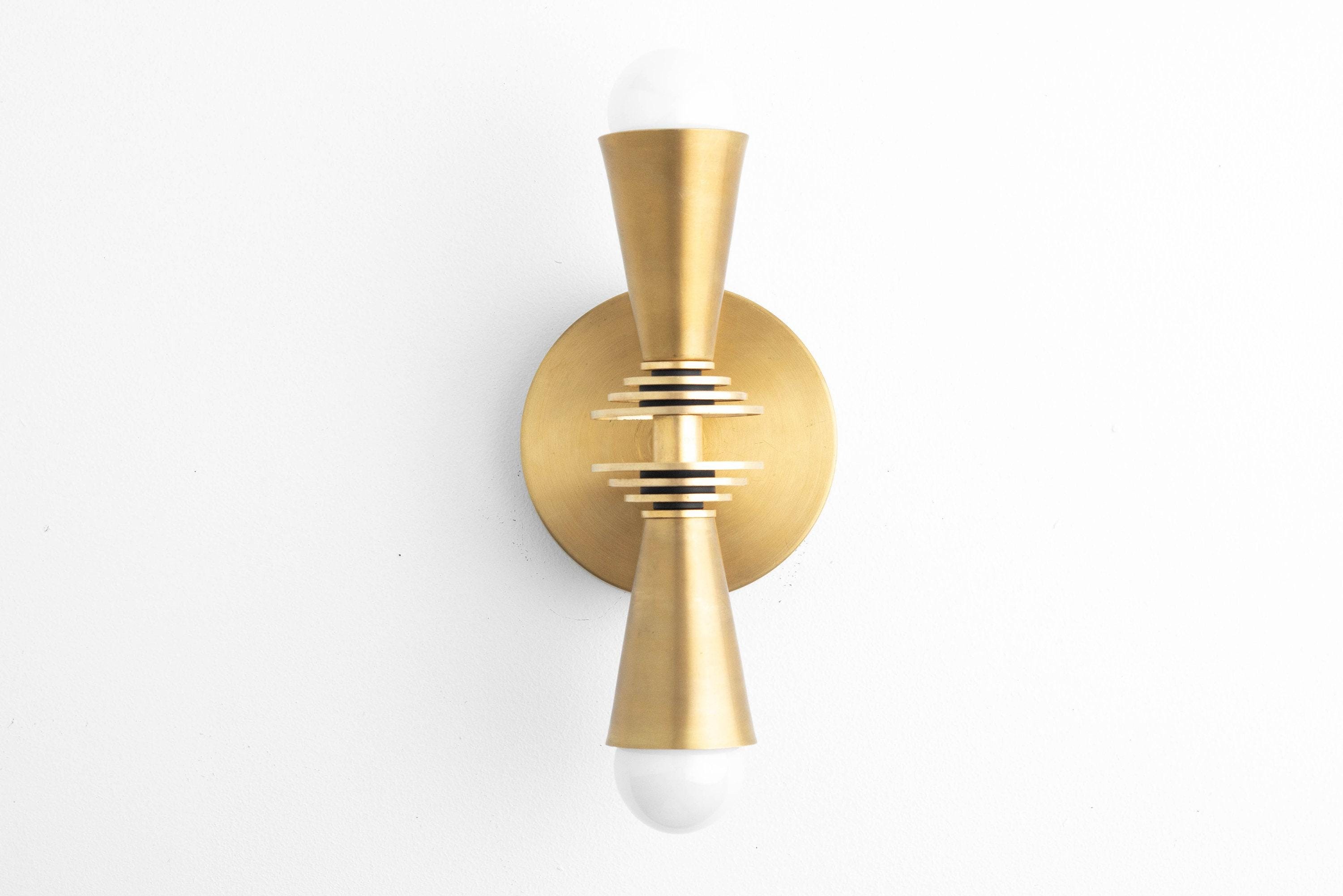 Pyralis Cone Art Deco Wall Light - Multi-Directional Sconce for Vanity or Wall T345