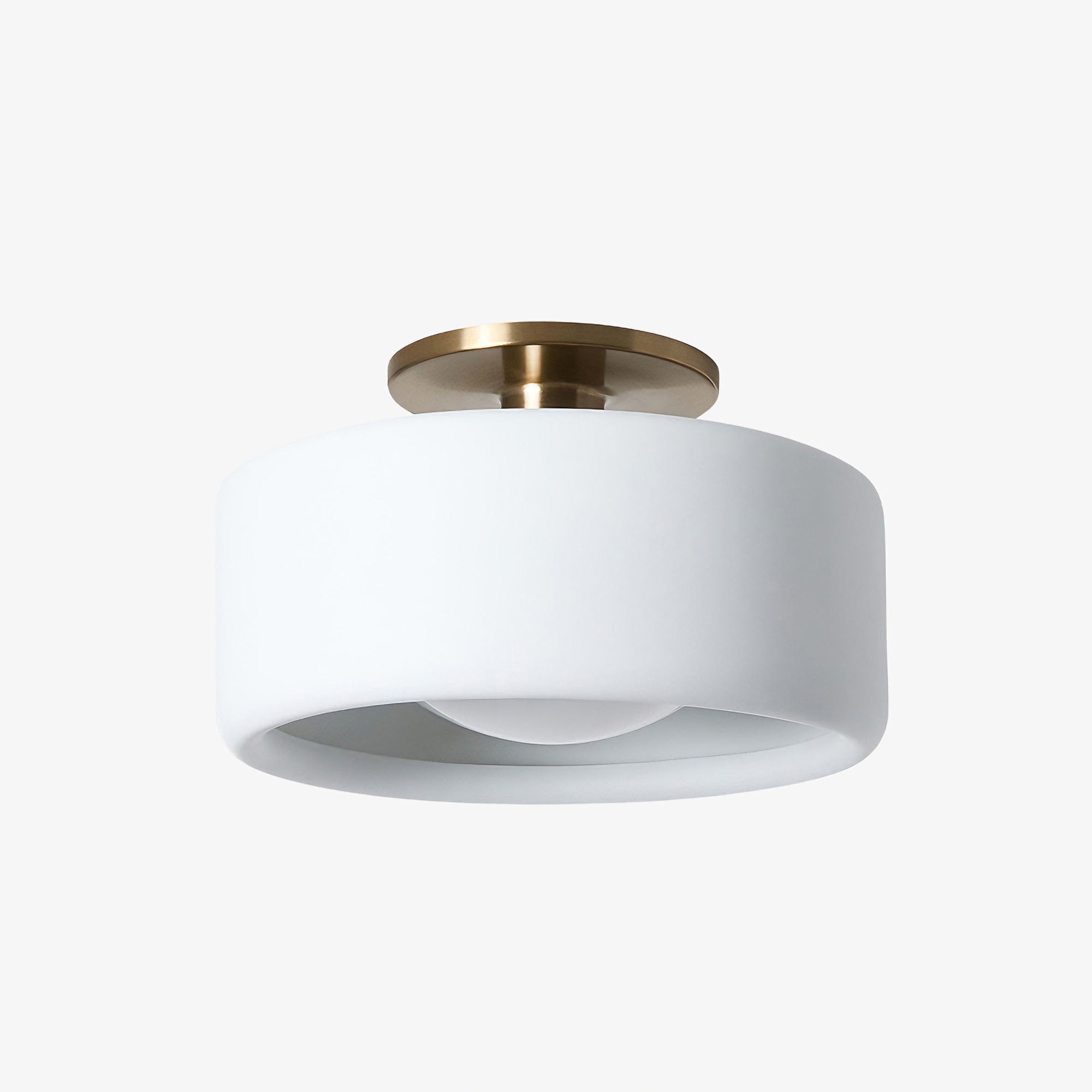 Cerova Elegant Round Porcelain Flush Mount Ceiling Light G86