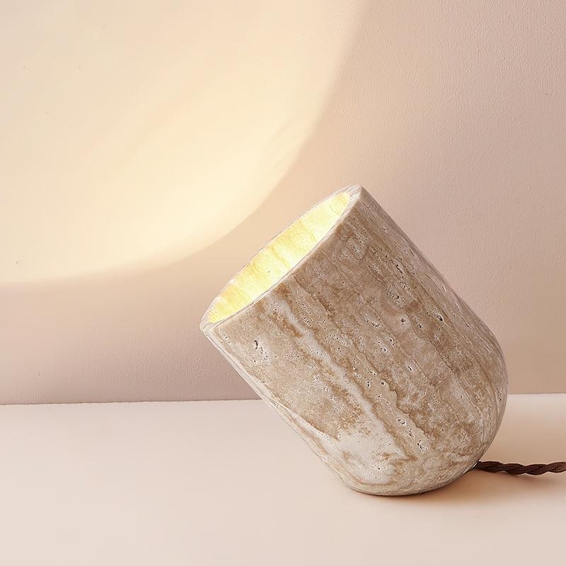 Amidori Travertine Table Lamp T2117