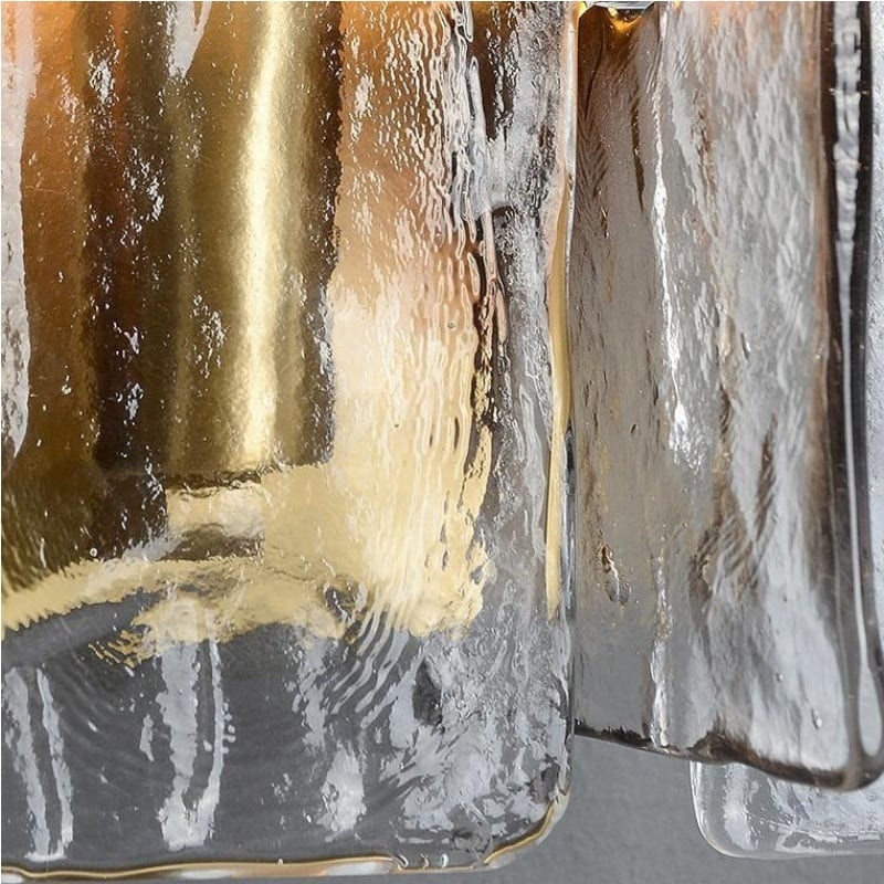 Lumiridge Wall Lamp - Modern Metal and Glass for Bedroom T572