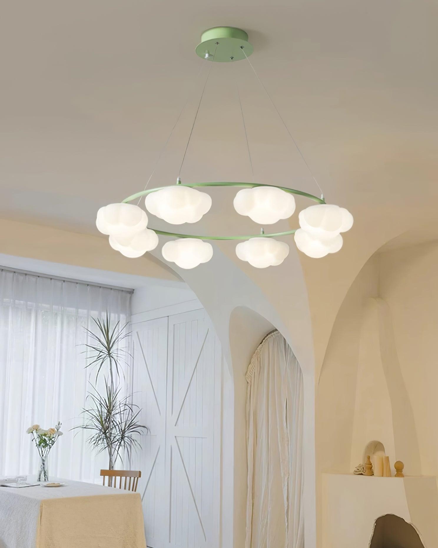 Cream Style Creative Personality Clouds Chandelier M221