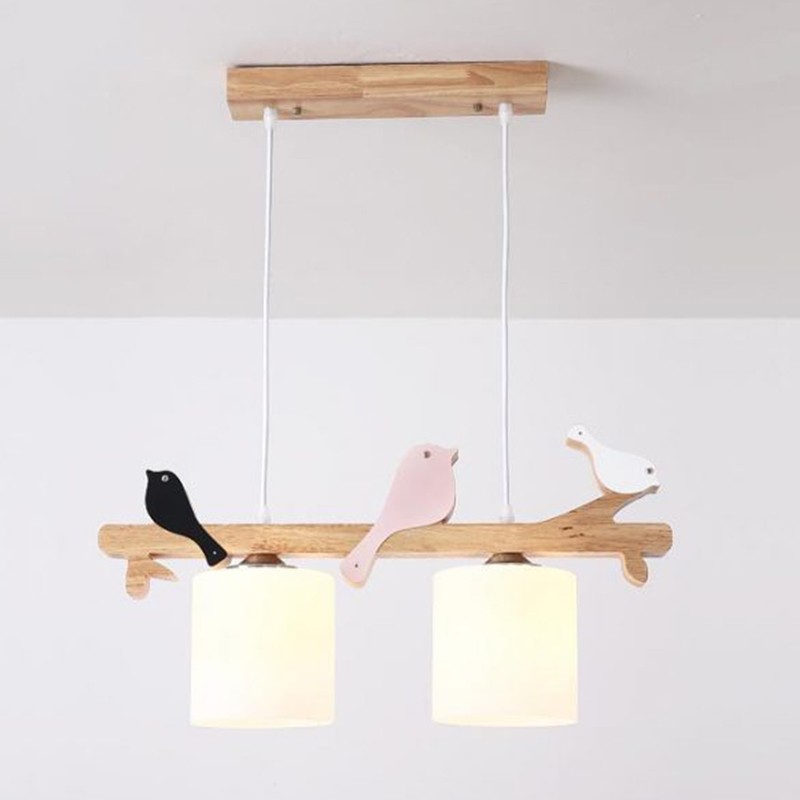 BIRDY Wooden Pendant Light