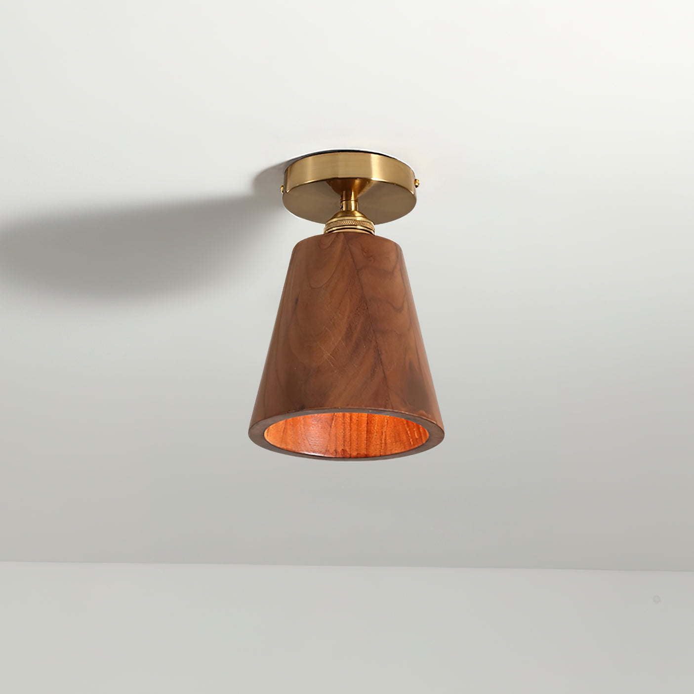 Collar Wood Ceiling Lamp T1459