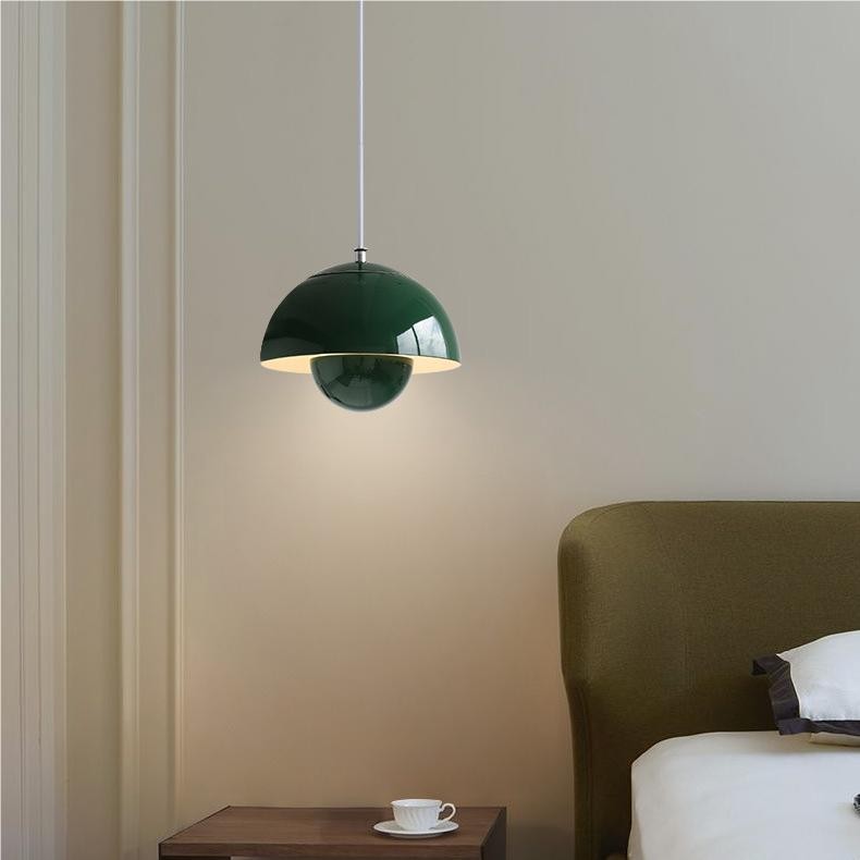 Scandinavian Metal Flower Pendant Light - Living Room Fixture S97