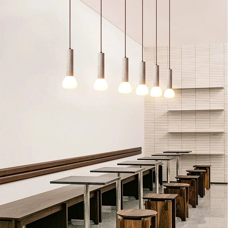 Elegant Travertine Cream Style Pendant Light T2144