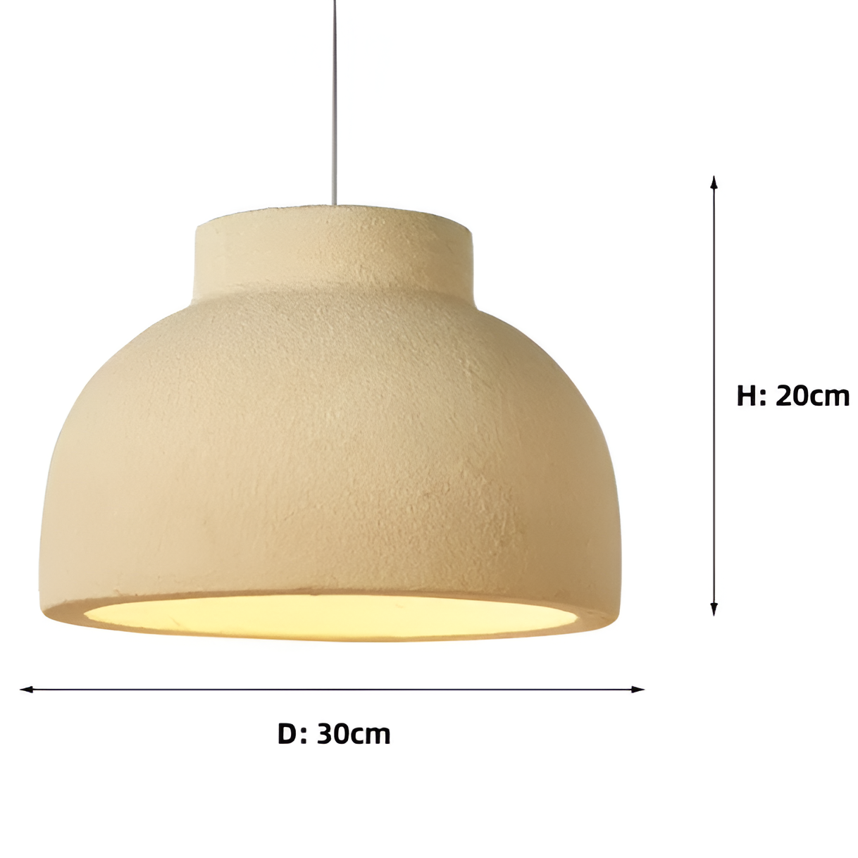 Nordic Bowl Minimalist Polystyrene Pendant Light T2053