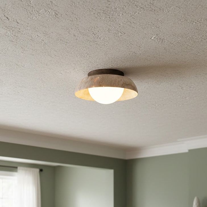 Piedra Travertine Ceiling Lamp T1906