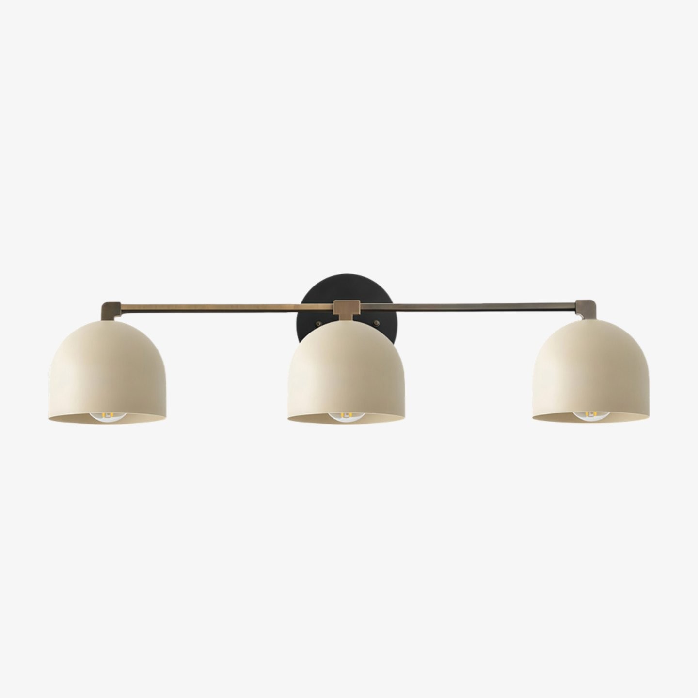 Metio Dome Mid-Century Deep Ball Vanity Lamp - Brass Wall Sconce T412