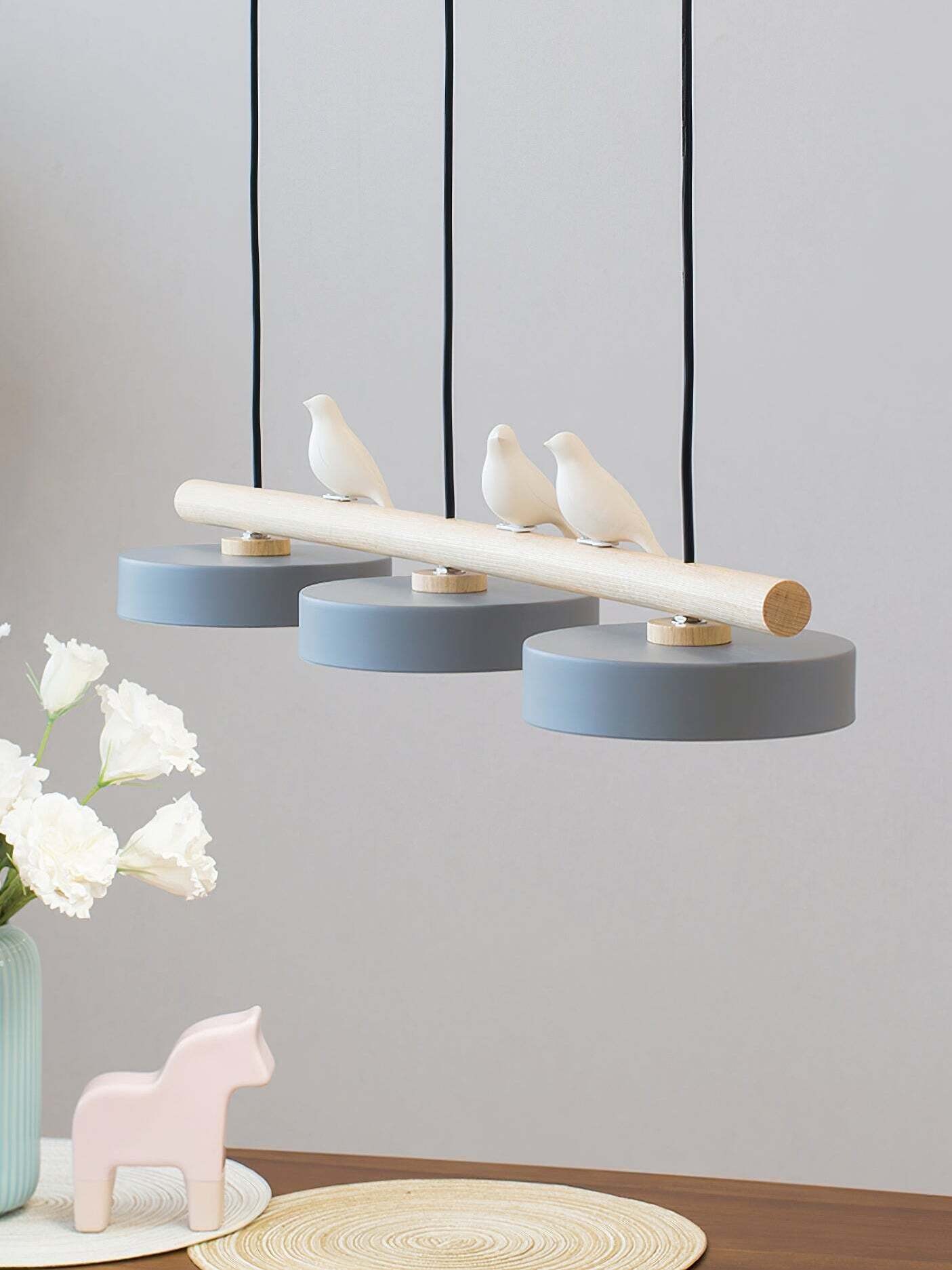 Creative Branch Bird Shaped Pendant Lamp G01