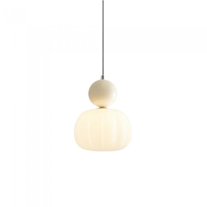 Ornavigo Cream Bauhaus Pumpkin Pendant — Living Room & Dining Area S199