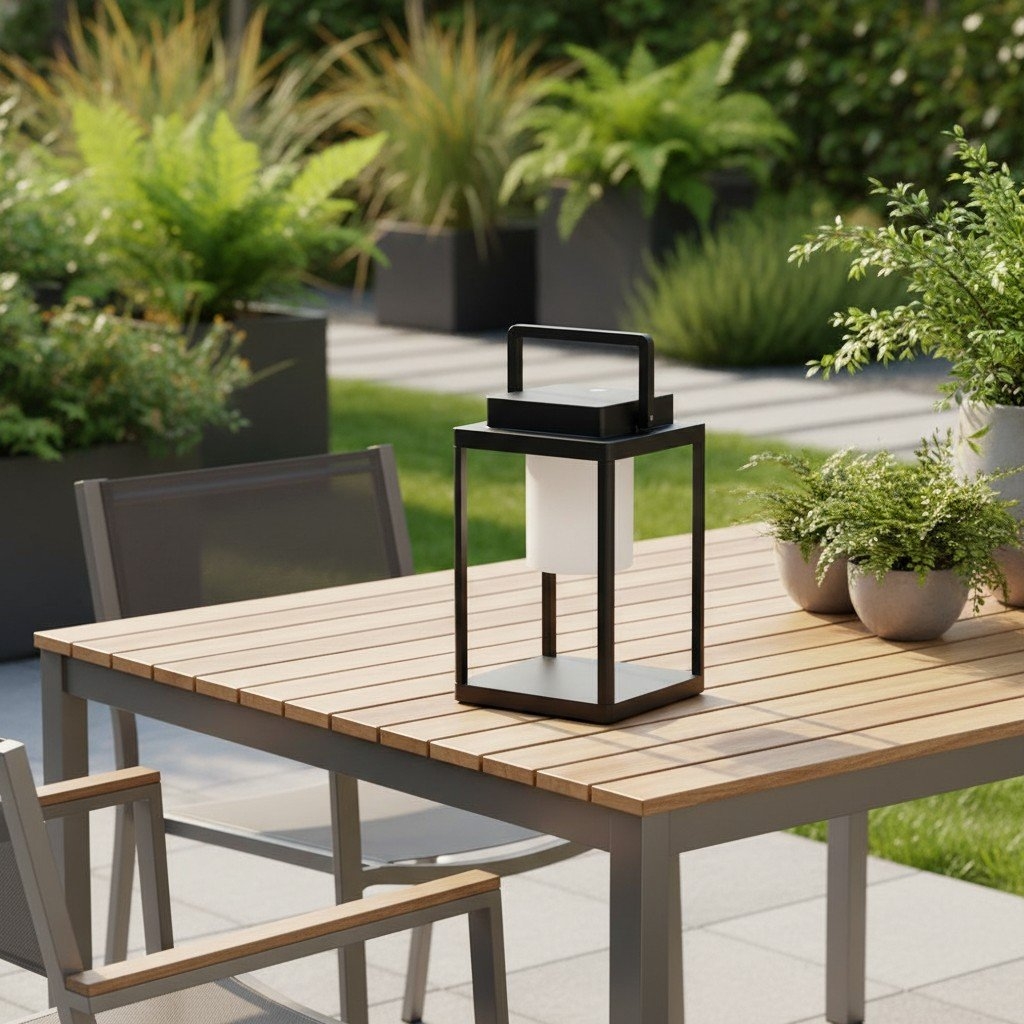 Veltor Portable Rechargeable Table Lamp - Modern Metal for Outdoor T825