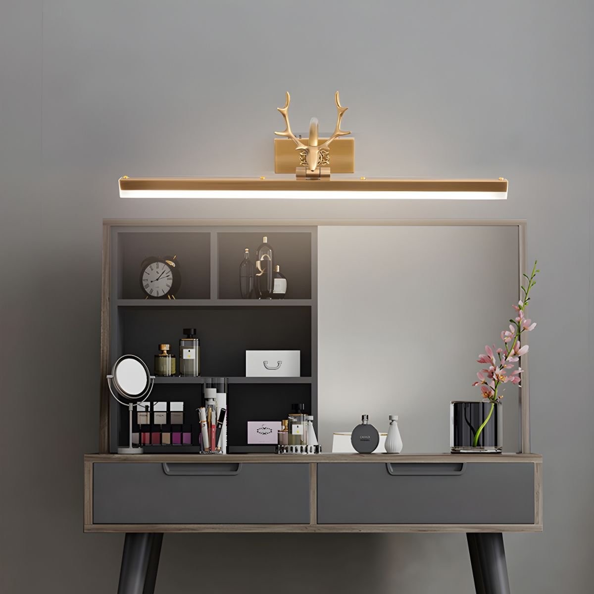 Metal Antler Linear Design Wall Lamp M582