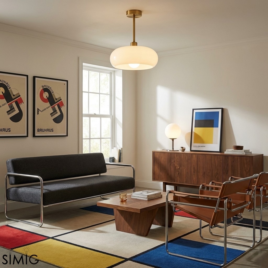 Minimalist Bauhaus Pendant/Ceiling Light S85