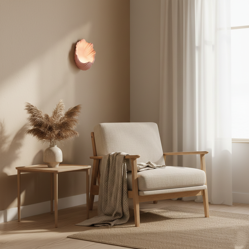Selka Scallop Nordic Resin Wall Lamp T2192
