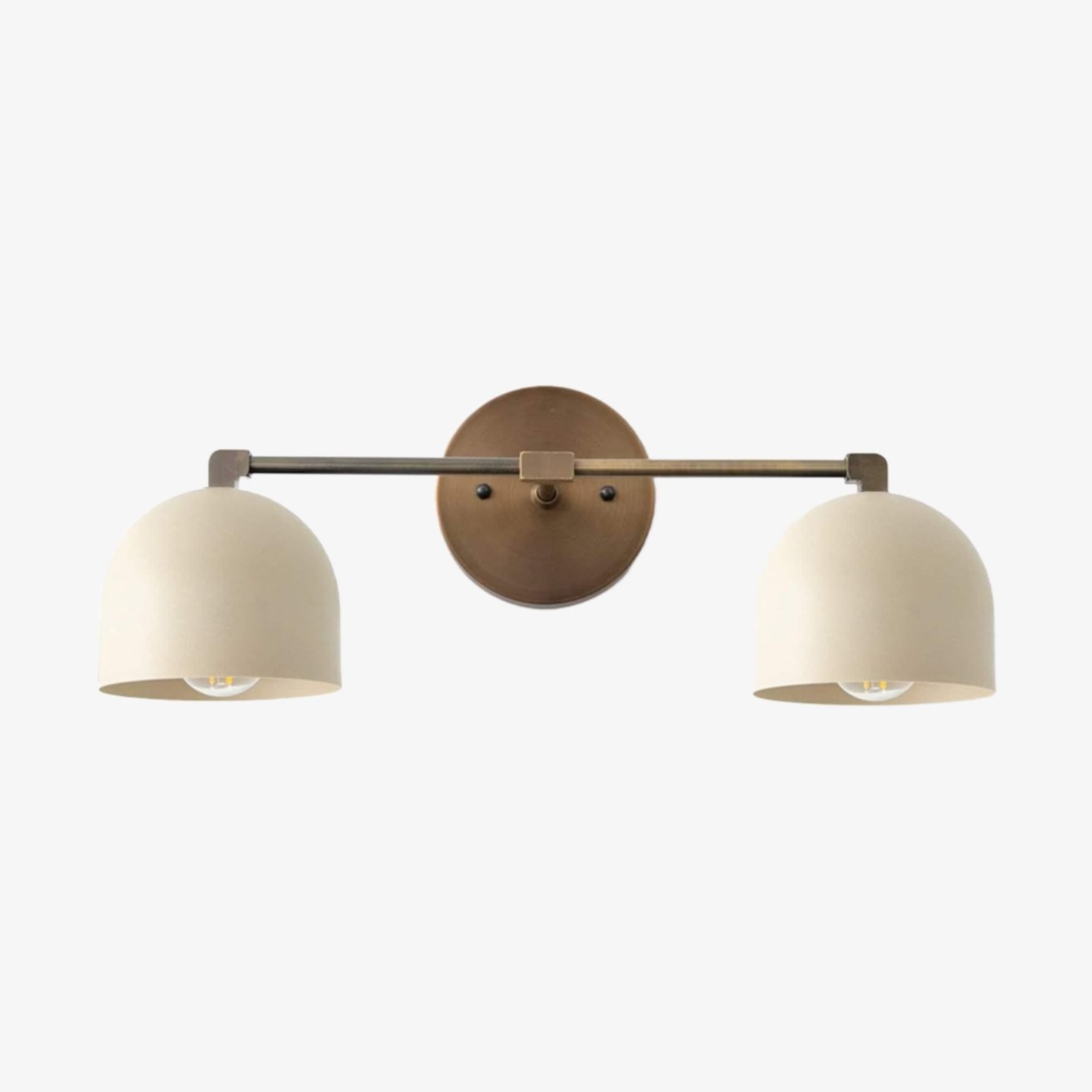 Metio Dome Mid-Century Deep Ball Vanity Lamp - Brass Wall Sconce T412