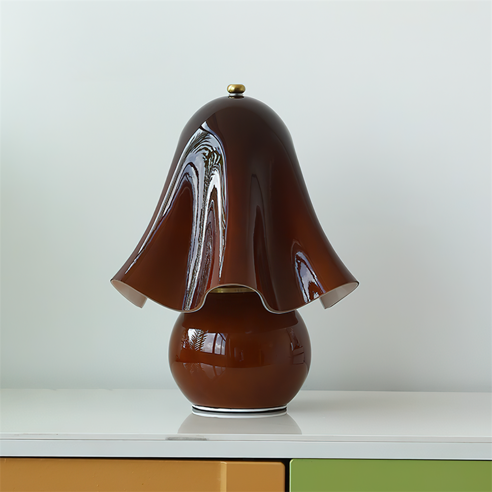 Bellina Sculptural Bell Flower Table Lamp - Accent Lighting for Room T281