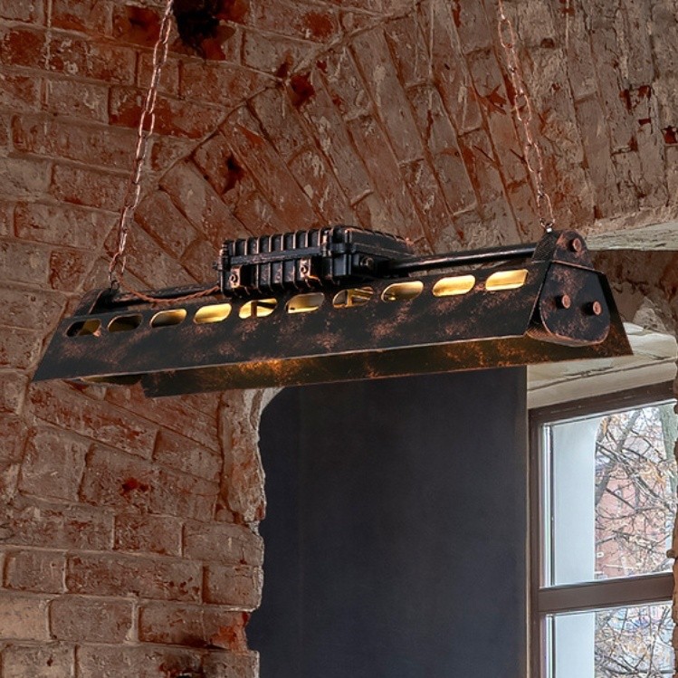 Vintage Industrial Loft Chandelier - Steampunk Style Lighting S222