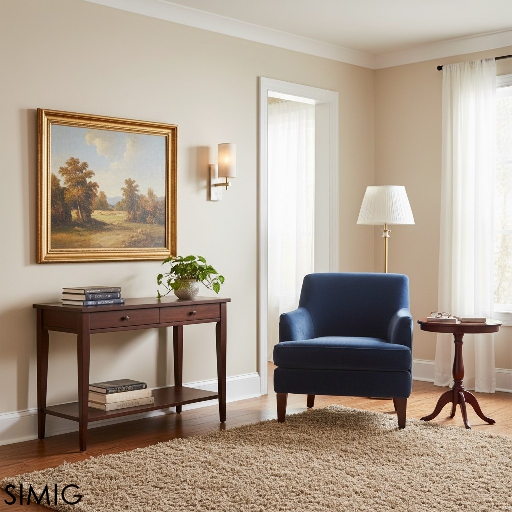 Linemora Timeless Marble Wall Lamp - Natural Linen Shade for Hallway T465