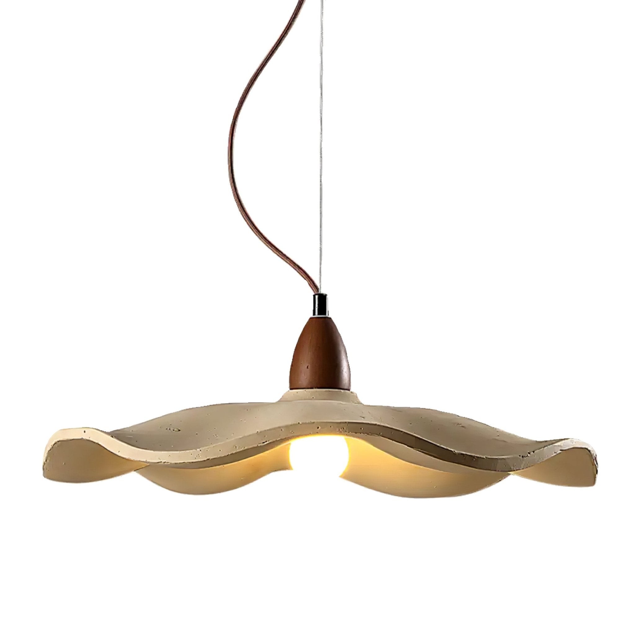 Japanese Wabi-Sabi Style Cement Wave Pendant Lamp M565