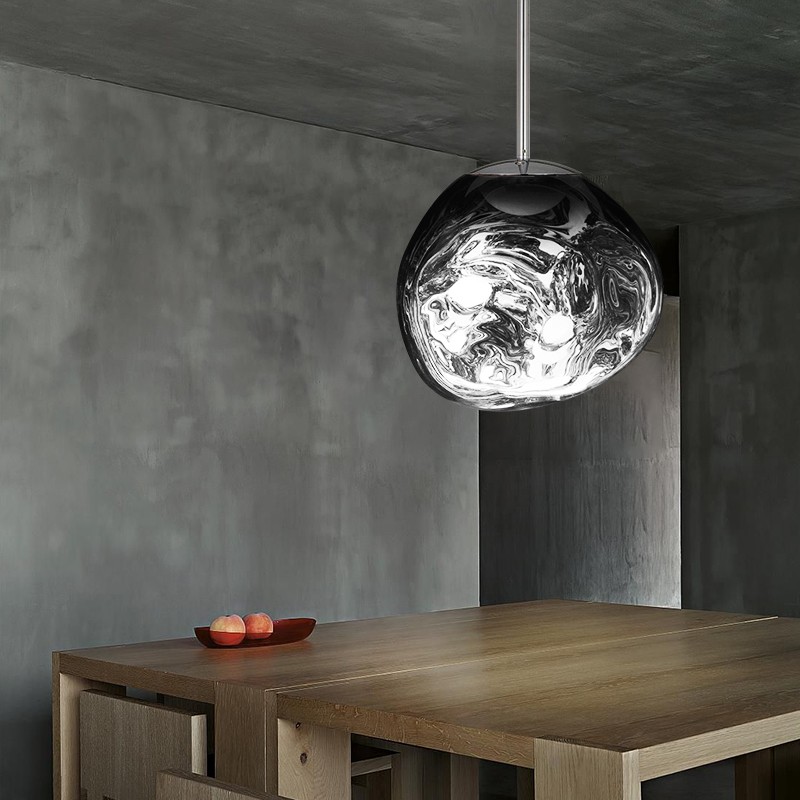 Dynamic Surface Pendant Light For Living Room S208
