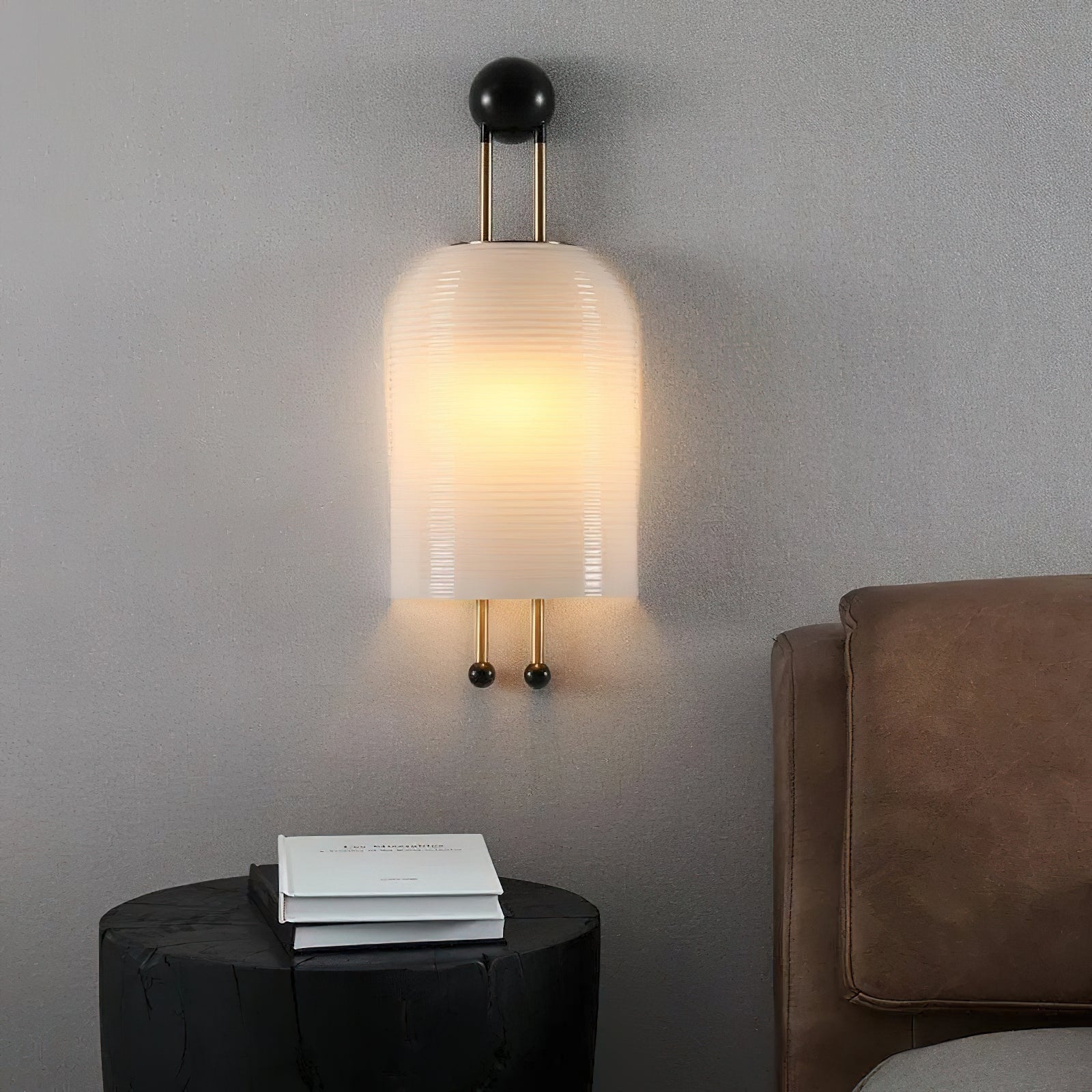 Lantern Glass Sconce T1702