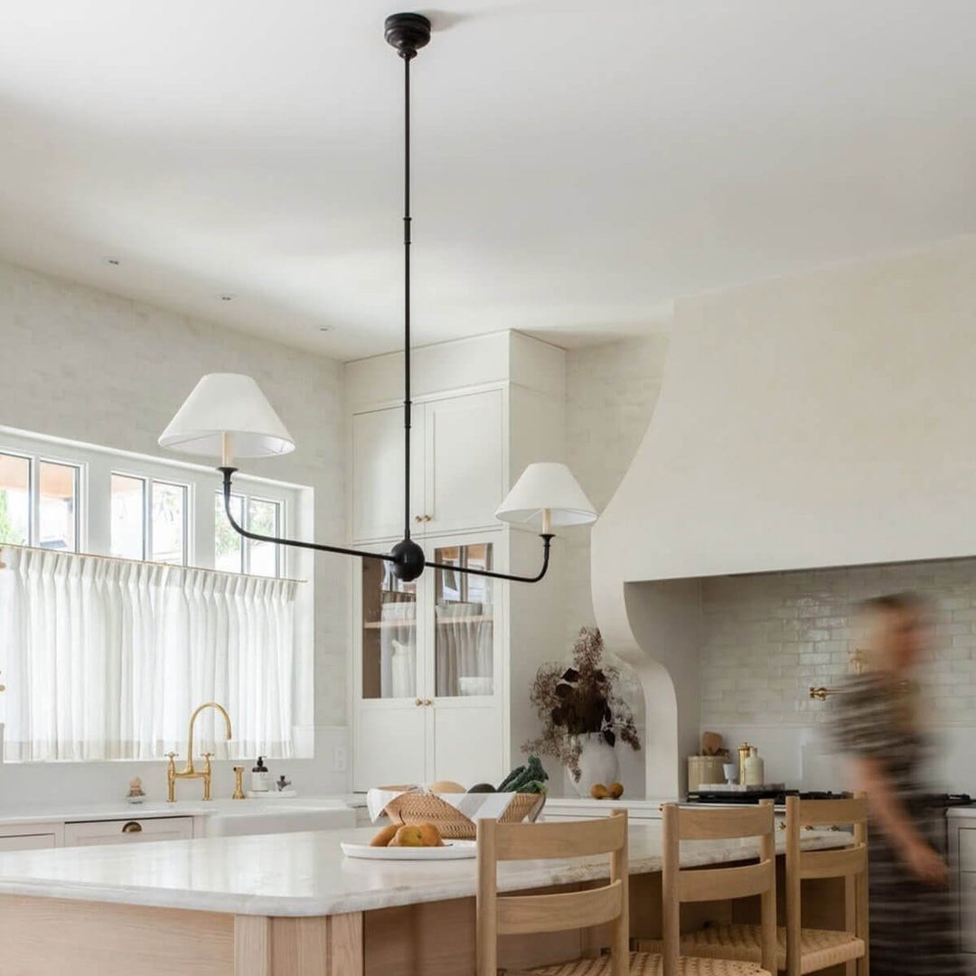 Piaf Geometric Metal Chandelier – Industrial Style for Dining Room T198