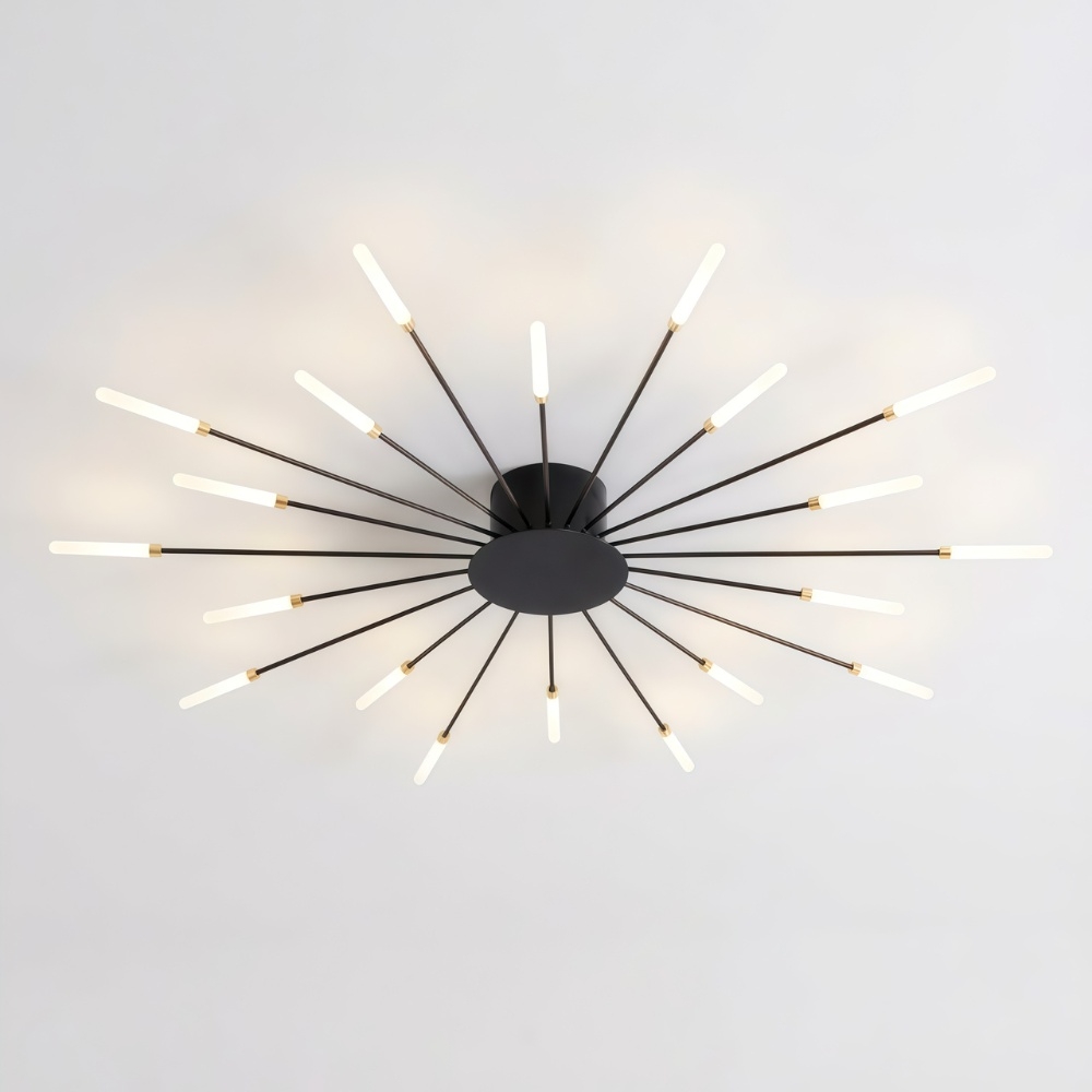 Sputnik Led Fireworks Flush Mount Ceiling Light S40