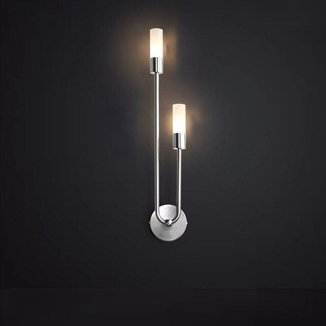 Modern Copper U-Shape Luster LED Wall Lamp M39