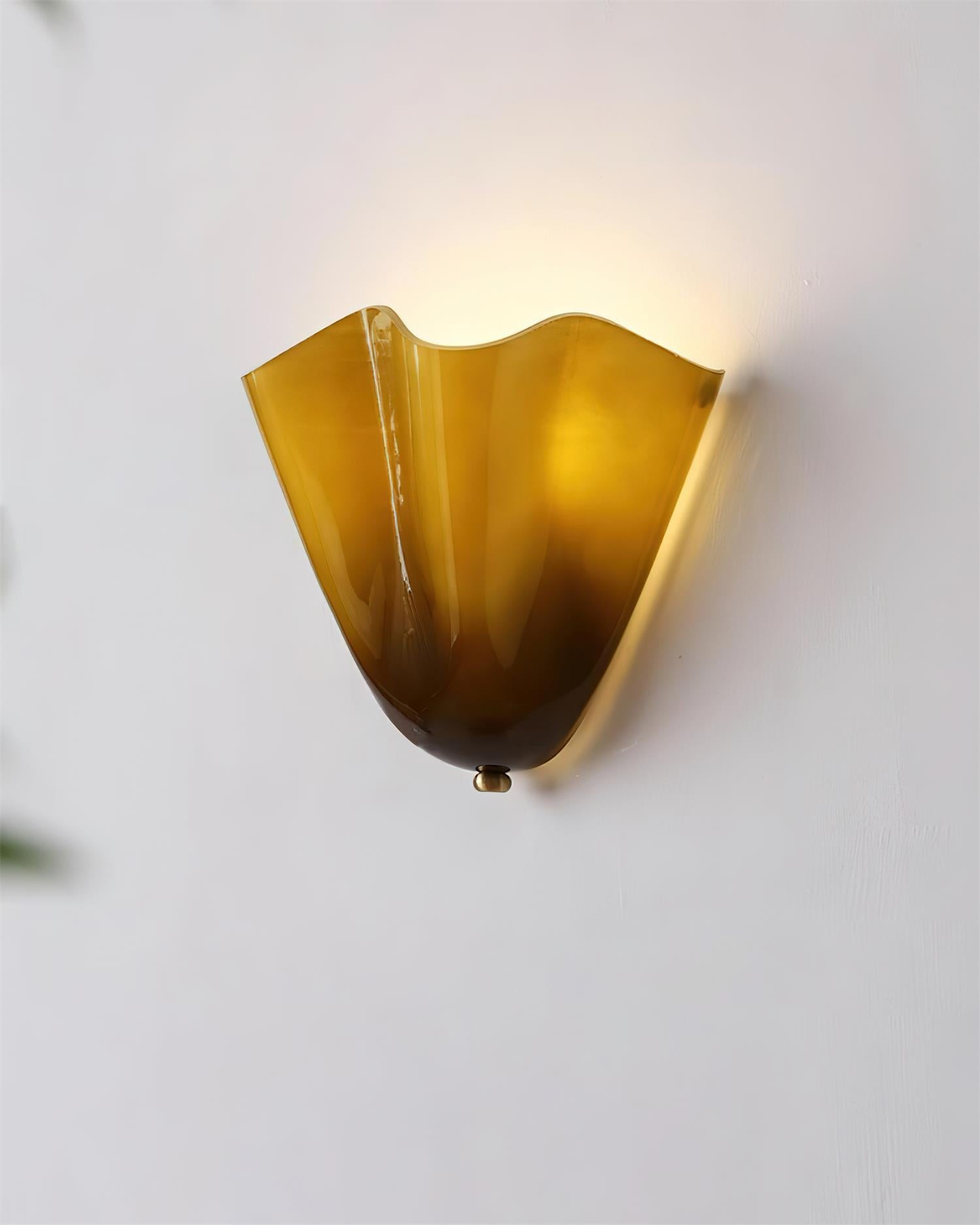 Bellina Modern Glass Wall Sconce - Ambient Lighting for Hallway P075