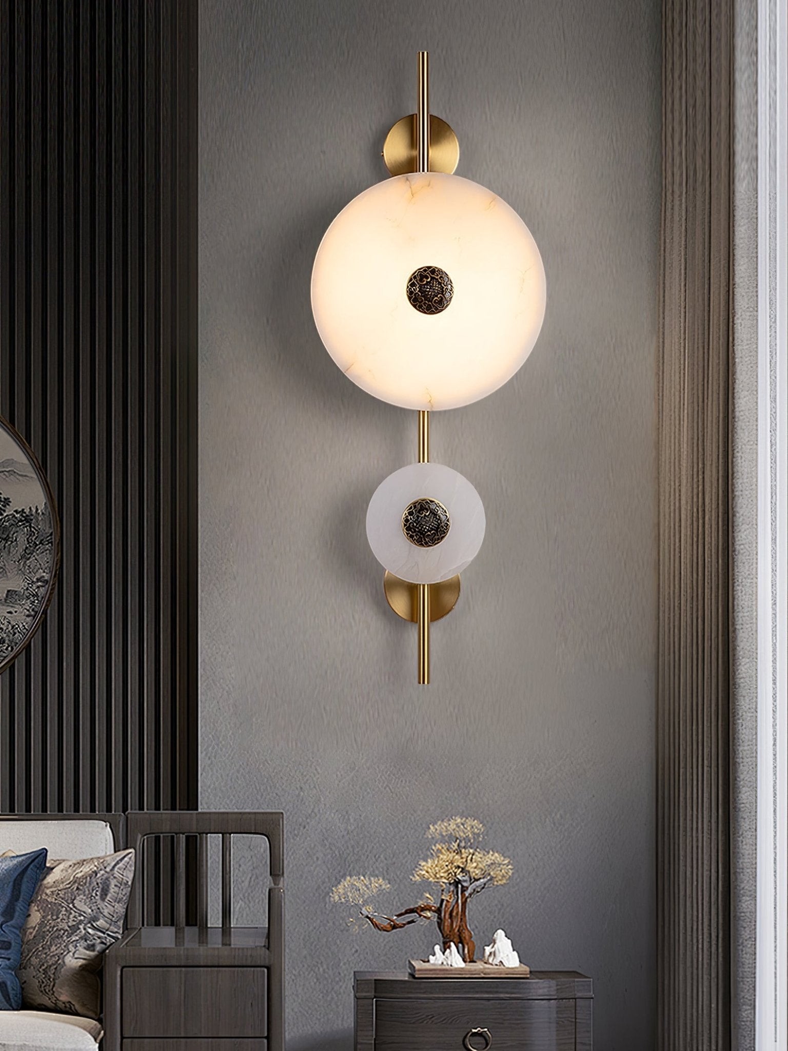 Light Luxury Disc-Shaped Wall Lamp M580