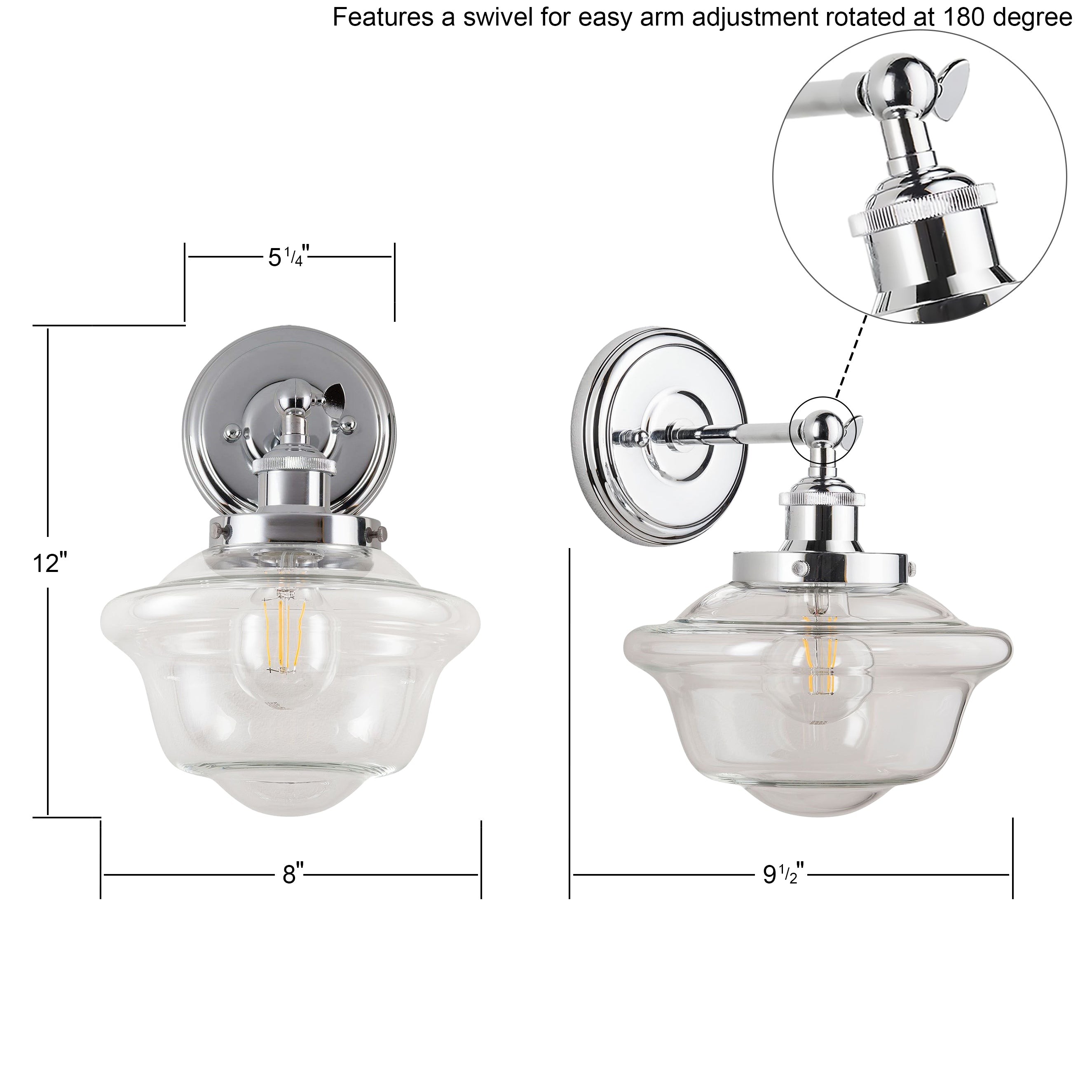 Lavagna Industrial Bathroom Vanity Light T130