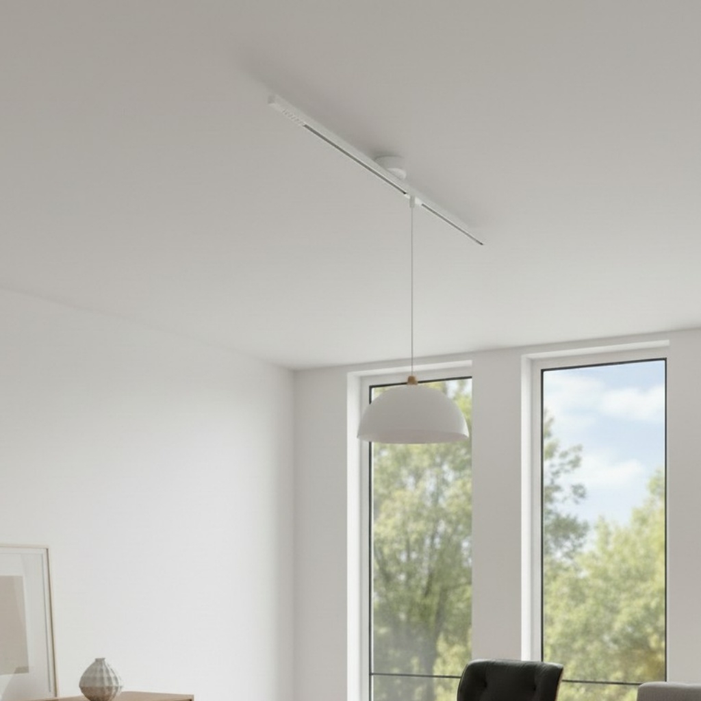Axitra Rotatable Pendant Light Ceiling Rail – Sleek Adjustable Track for Pendant Lights Contemporary N21