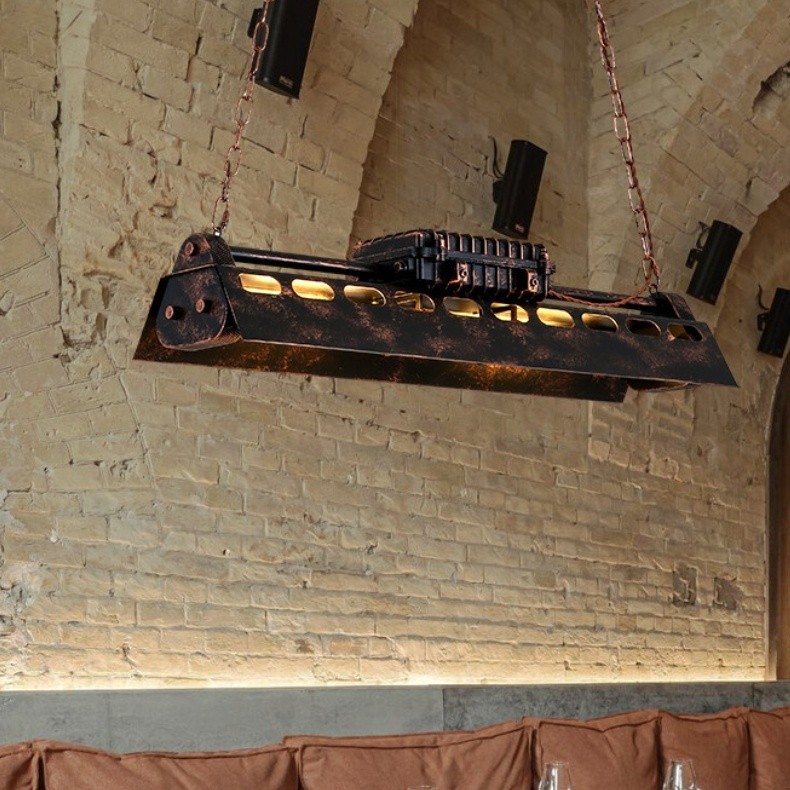 Vintage Industrial Loft Chandelier - Steampunk Style Lighting S222