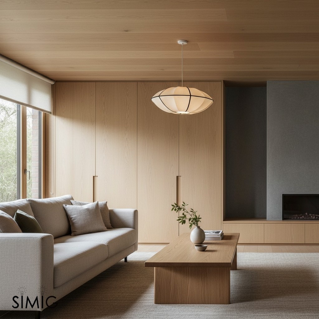 Modern UFO Fabric Pendant Lamp for Dining Room and Living Space S180