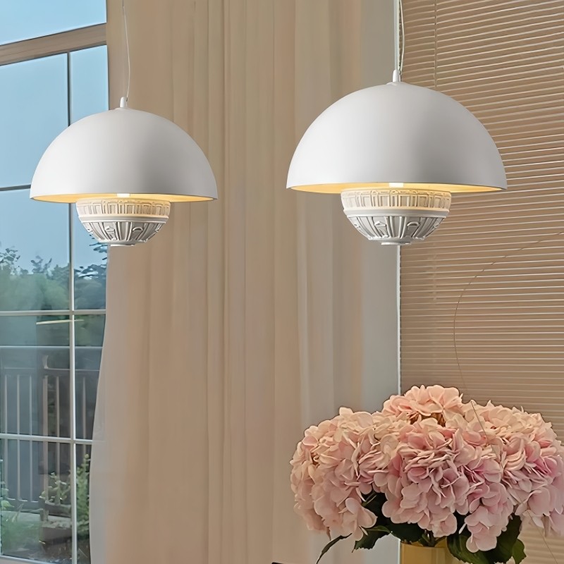 Semi Circular Metal Pendant Lamp M245