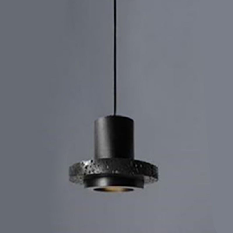 Retro Black Hole Stone Pendant Lamp G73
