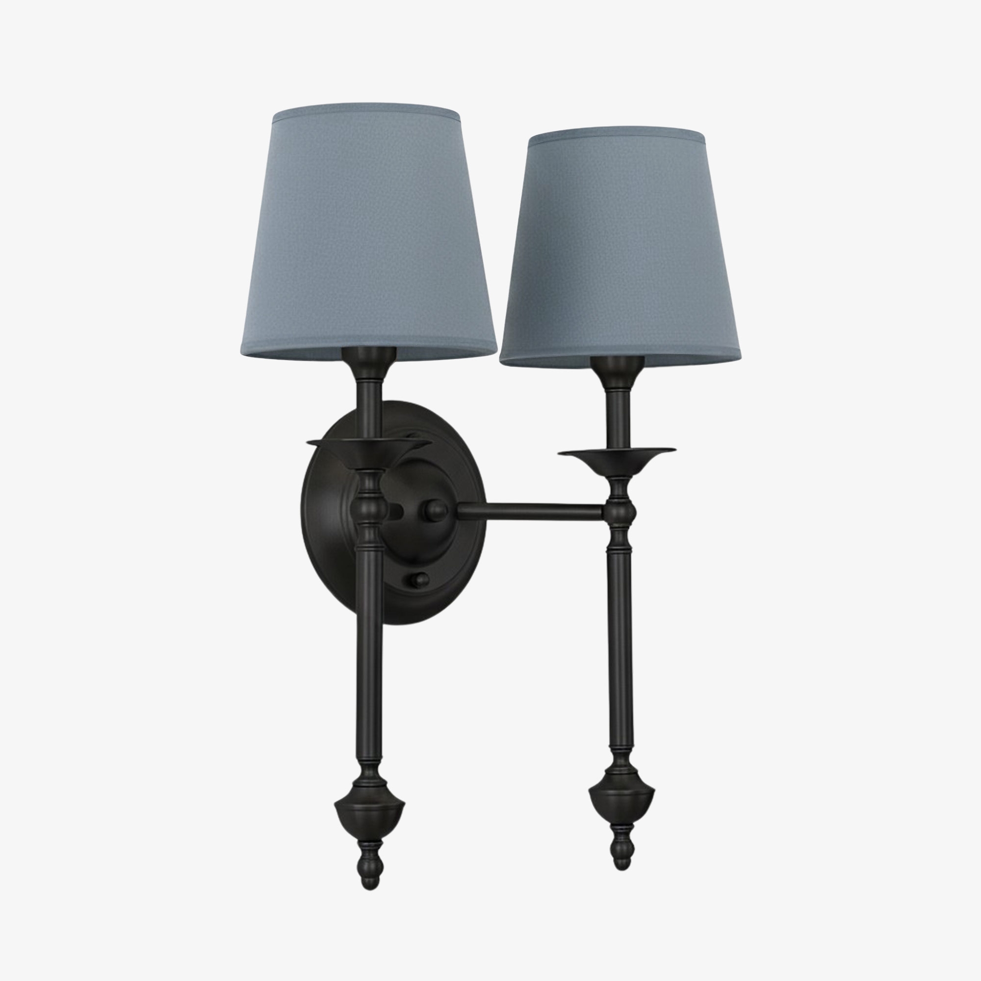 Arcuma Wall Lamp - Modern Copper and Fabric for Living Room T492